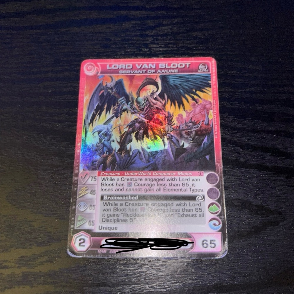 Lord Van Bloot Holographic ultra rare